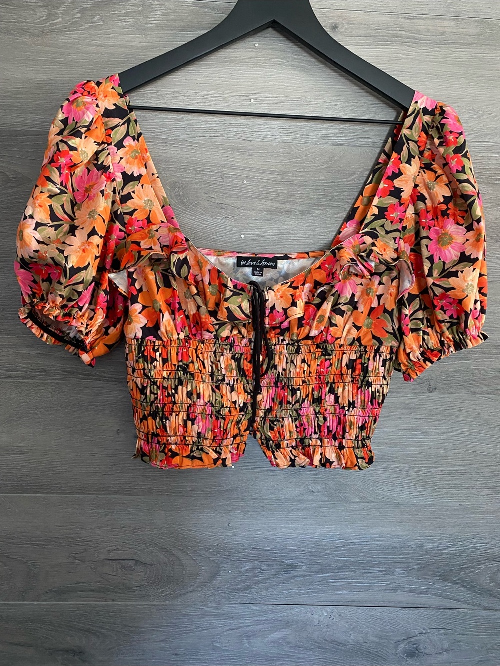 For Love & Lemons Sylvie Crop Blouse
